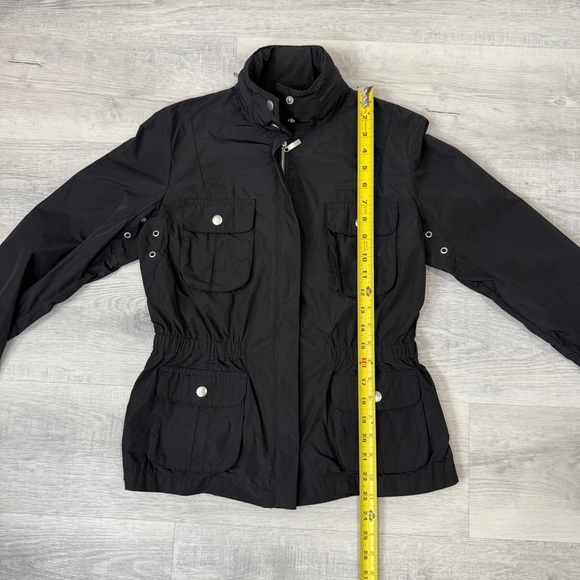 United Colors Of Benetton Black Utility Jacket Size 42 US 6 - Picture 10 of 17